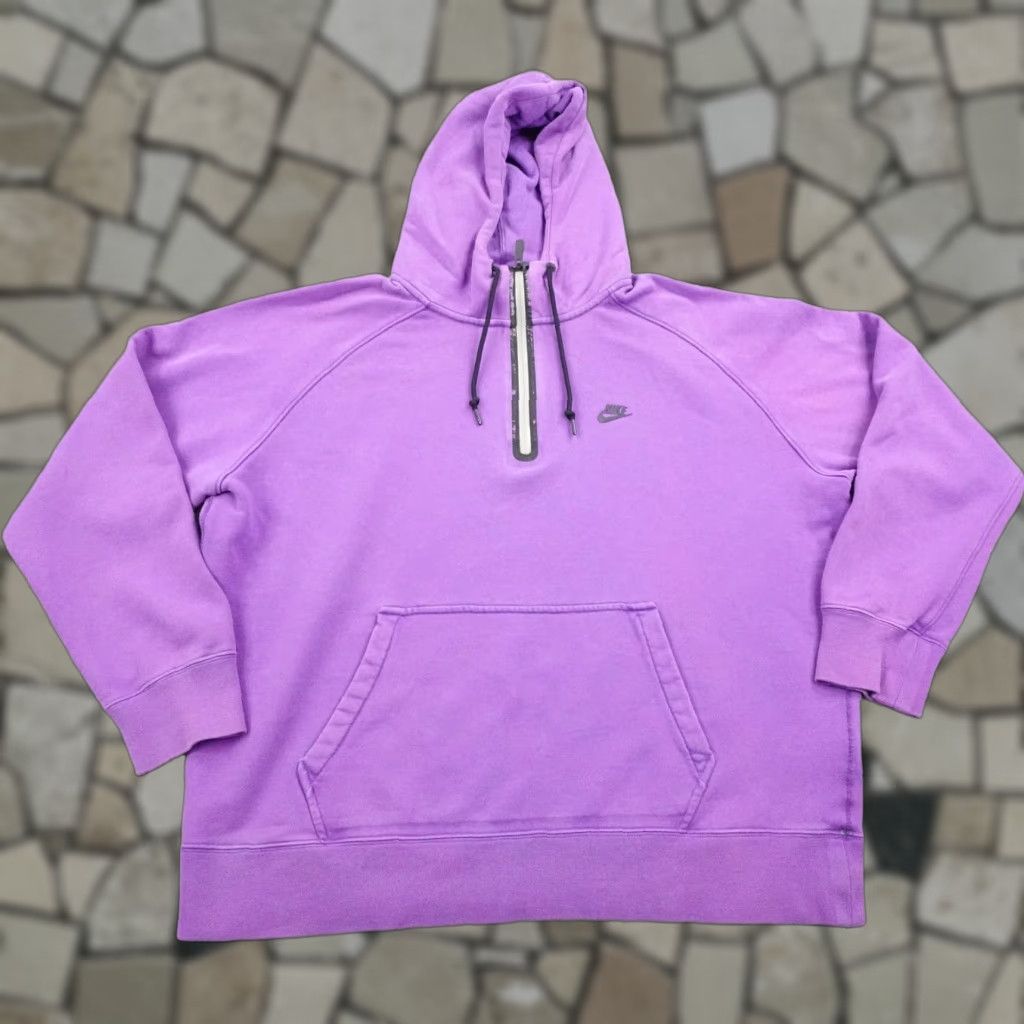 Nike **Purple Nike Pullover Hoodie Mens XL Tech Fleece Swoosh** User: Purple Nike Pullover Hoodie Mens XL Tech Fleece Swoosh Size US XL / EU 56 / 4 - 1 Thumbnail