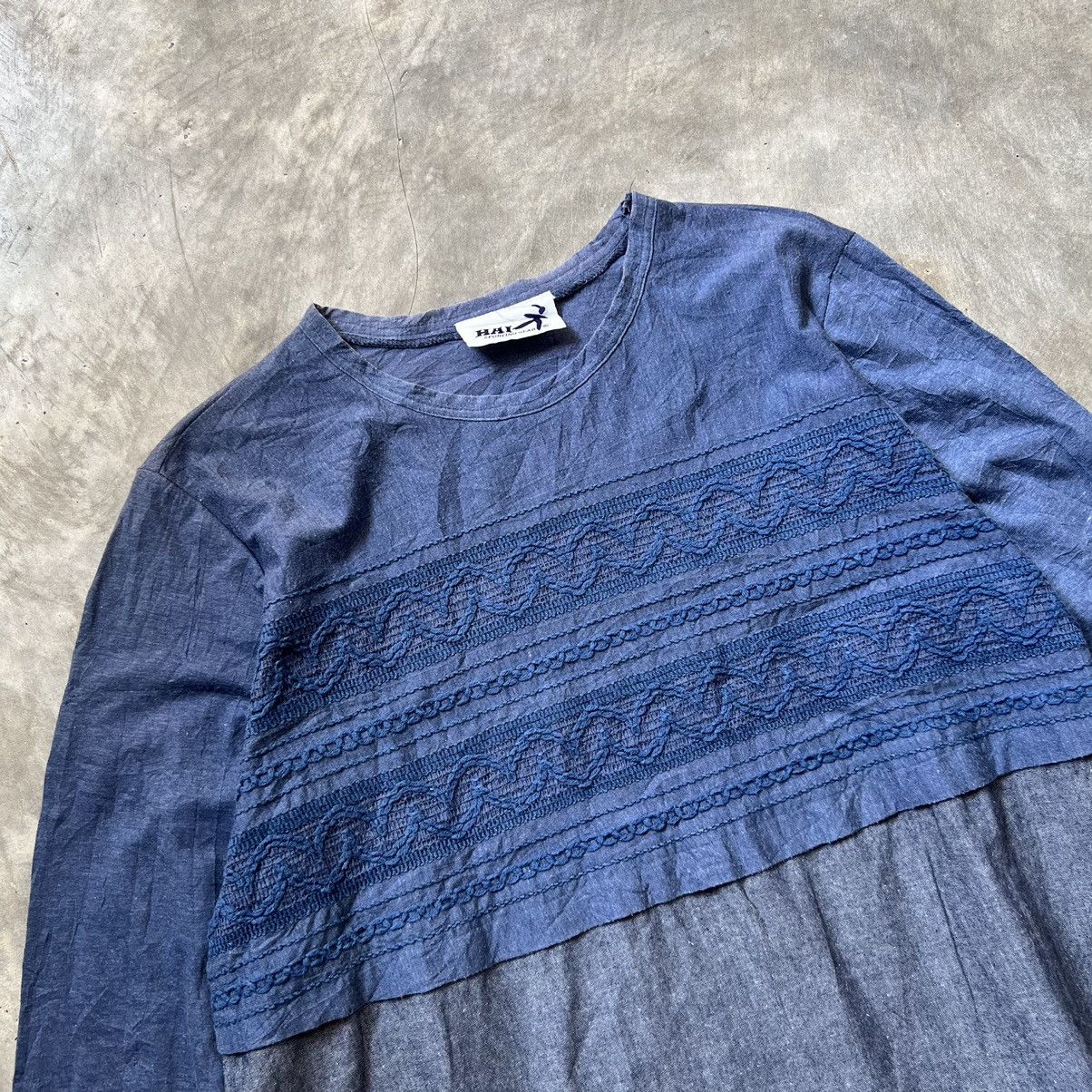 Hai Sporting Gear Hai Sporting Gear by Issey Miyake Longsleeve Blouse shirt Size M / US 6-8 / IT 42-44 - 2 Thumbnail