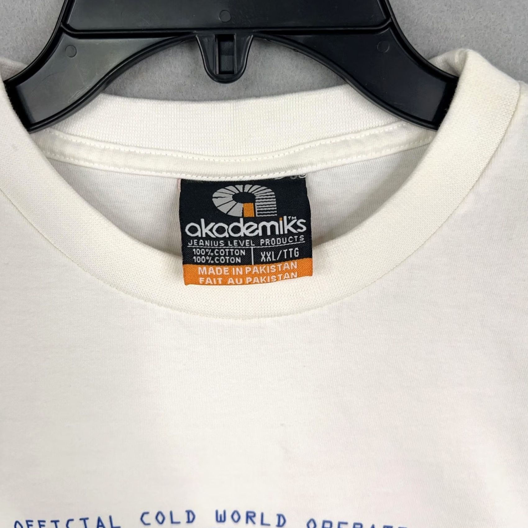 Akademiks VINTAGE Akademiks Shirt Mens 2XL Graphic Biohazard Skull Antarctica Research 90s Y2K Size US XXL / EU 58 / 5 - 6 Thumbnail