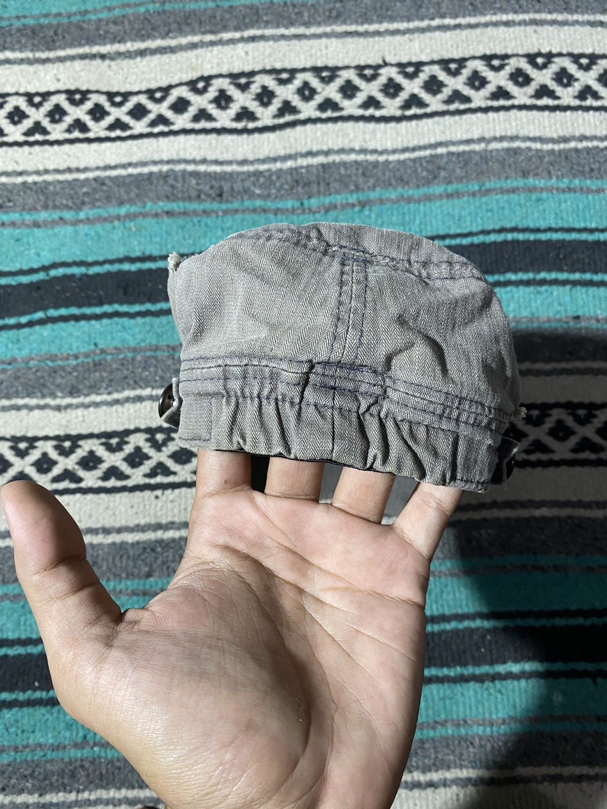 If Six Was Nine × Japanese Brand × Le Grande Bleu (L.G.B.) Y2K Unknown Studded Emerald Adventure Cadet Cap Size ONE SIZE - 3 Thumbnail