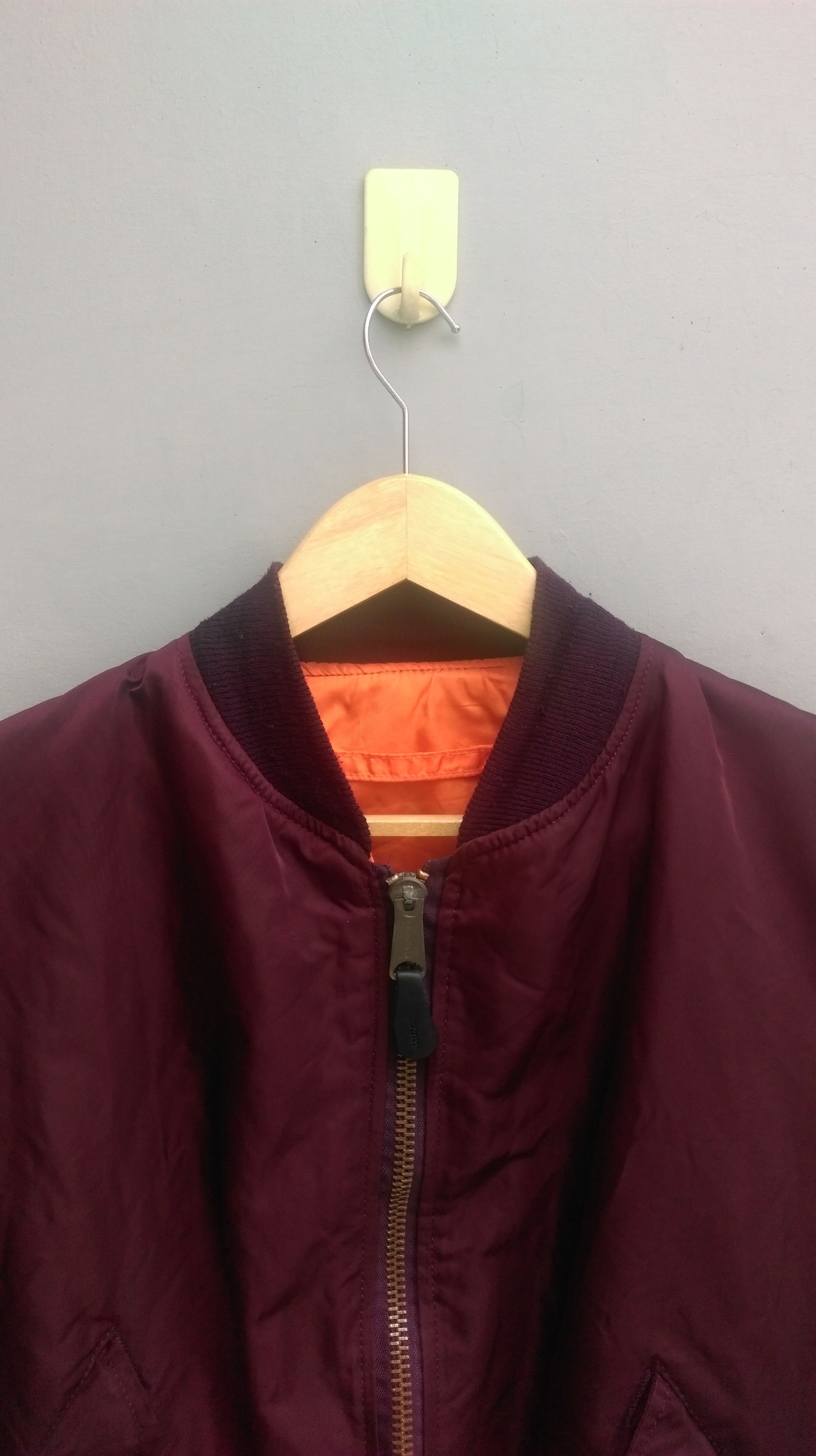 Alpha Industries Vtg Alpha industries marron bomber jacket Size US L / EU 52-54 / 3 - 2 Thumbnail