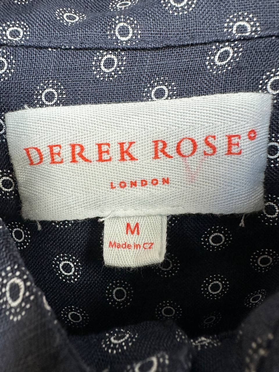 Derek Rose Derek Rose London Pure Linen Luxury Pajama Shirt Medallion Size US M / EU 48-50 / 2 - 11 Thumbnail