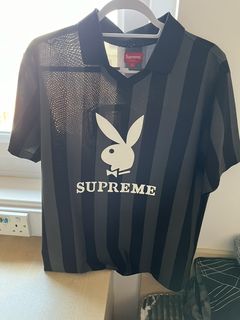 Supreme x Playboy Football Jersey - Black T-Shirts, Clothing - WSPME24887