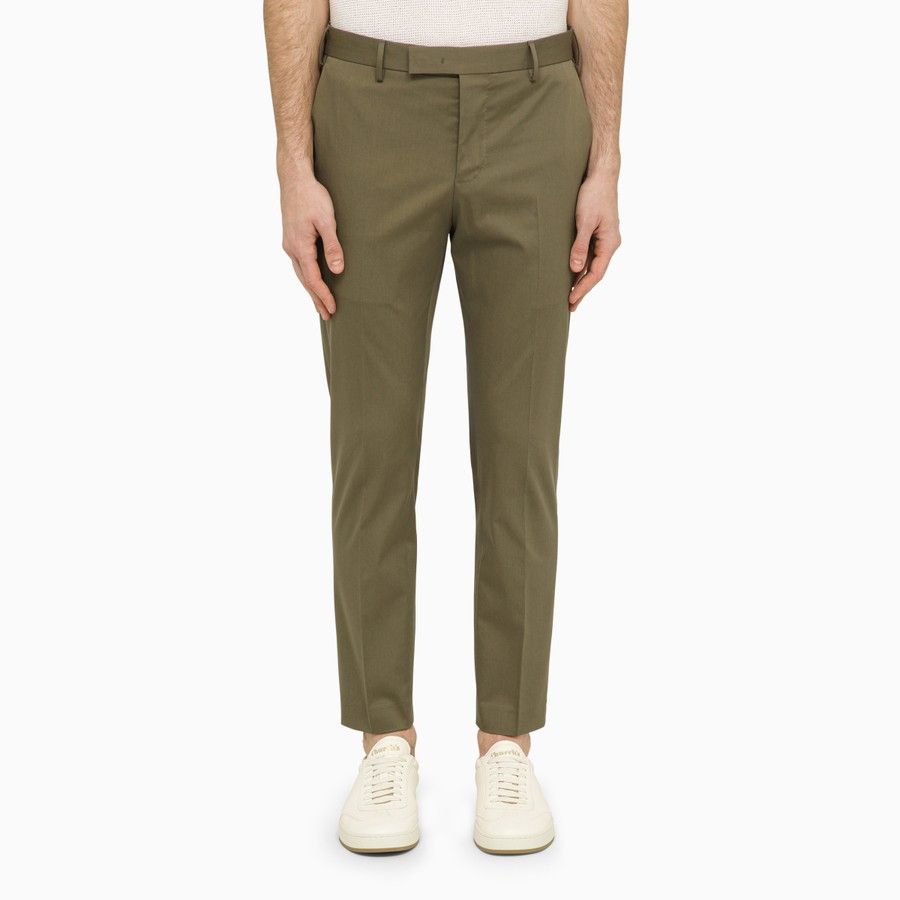 image of Pt Torino O1D2Blof0524 Cotton Pants In Green, Men's (Size 32)