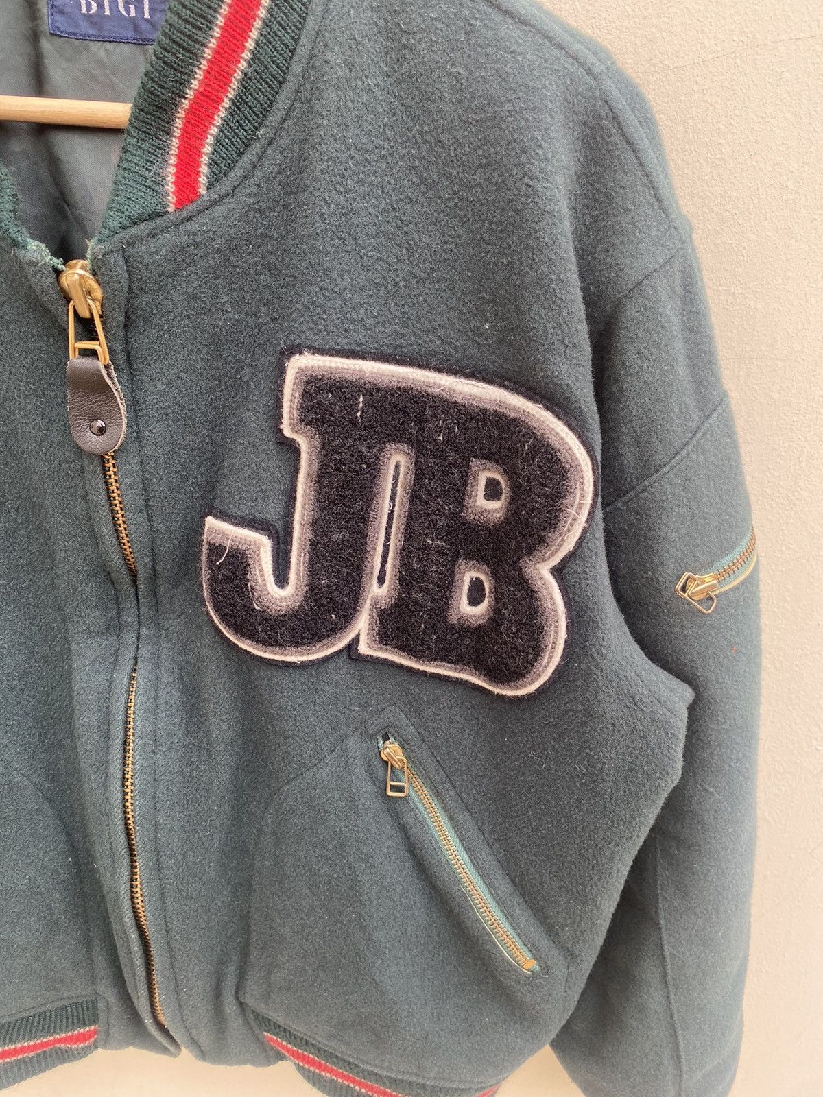 BUFFALO BOBS 1980s Just Bigi - Wol Boxy Varsity Jacket Size US M / EU 48-50 / 2 - 13 Thumbnail