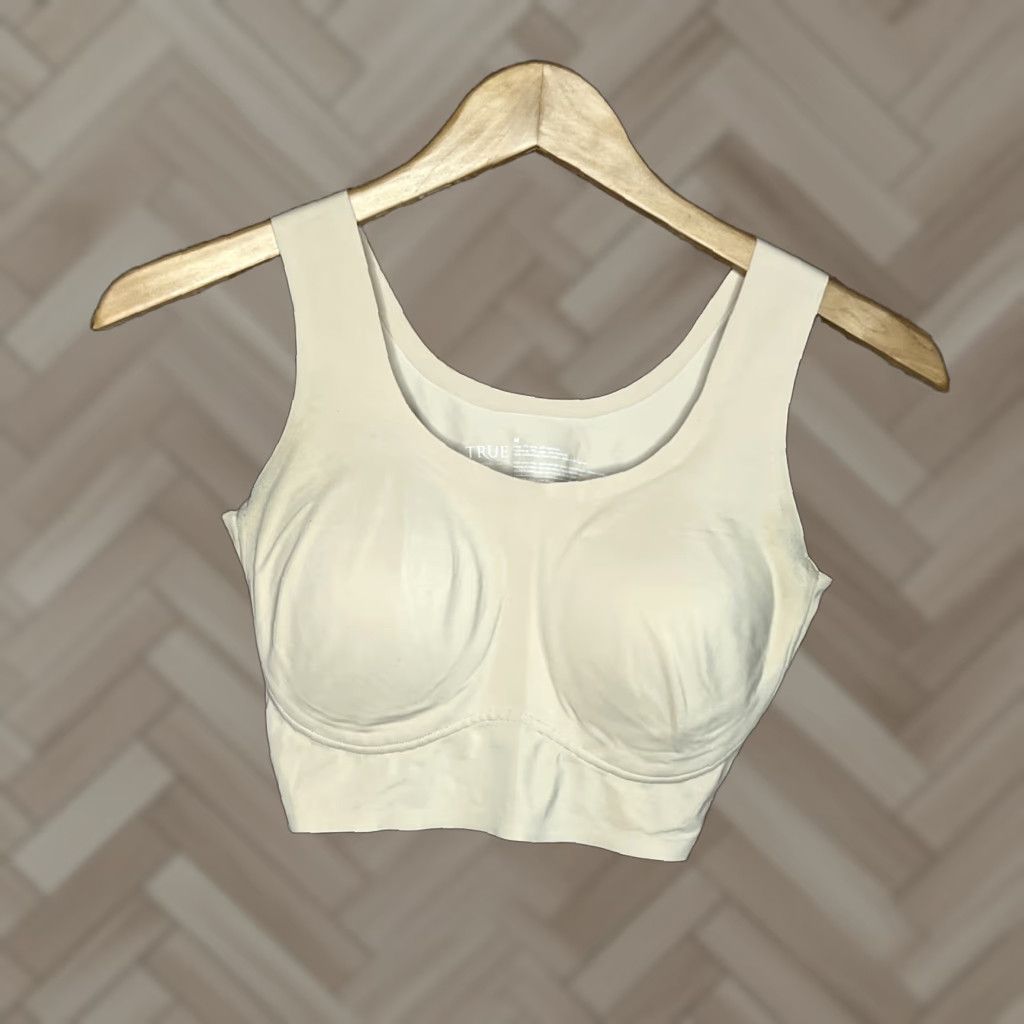 Vintage TrueKind Bra Women's Bra T-Shirt Wireless Supportive Comfort Beige Size M Size ONE SIZE - 1 Thumbnail