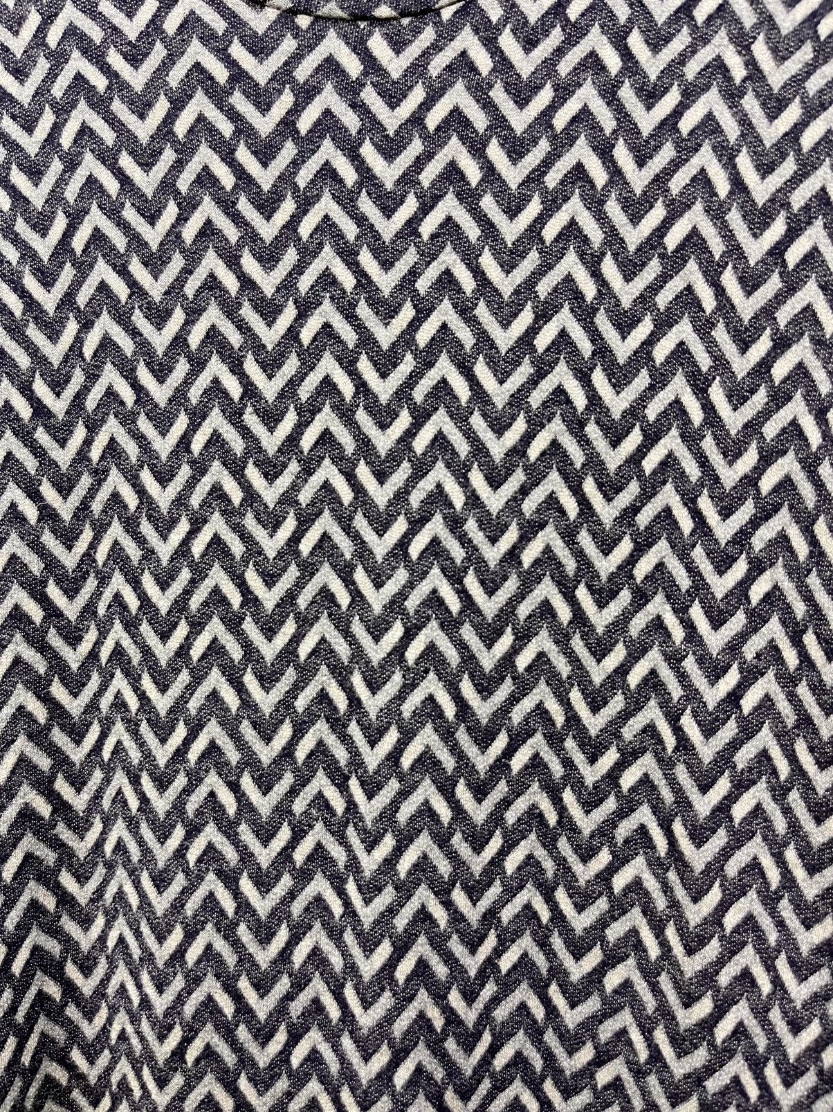 Giorgio Armani 🔥 Giorgio Armani Chevron Monogram Viscose Tee 50 Size L / US 10 / IT 46 - 3 Thumbnail