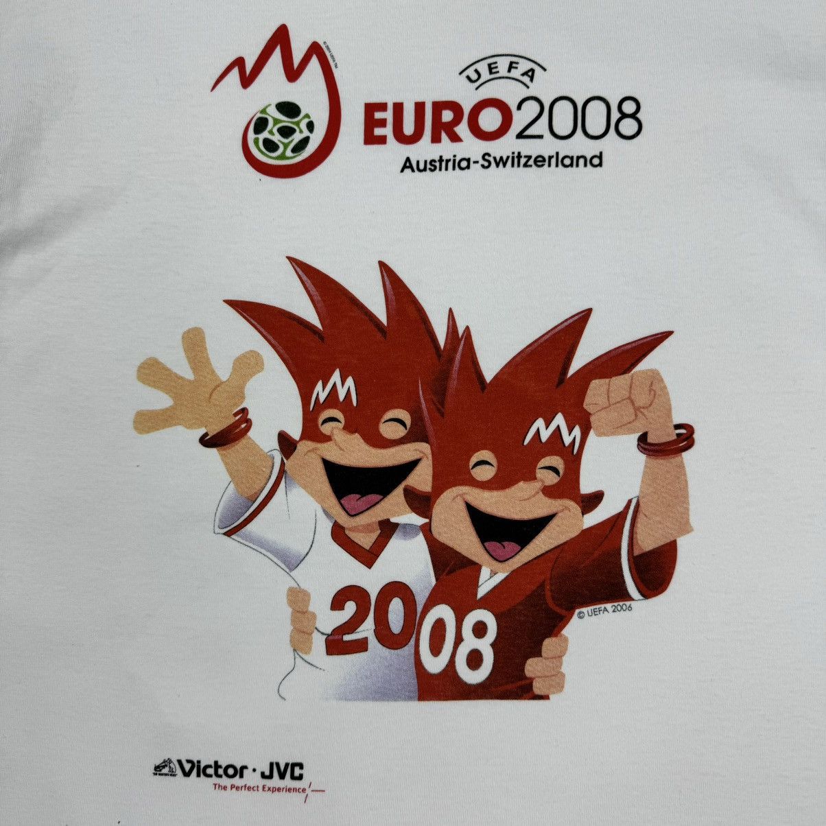 Vintage Vintage Uefa Euro 2008 Promo T-shirt Size US L / EU 52-54 / 3 - 6 Thumbnail