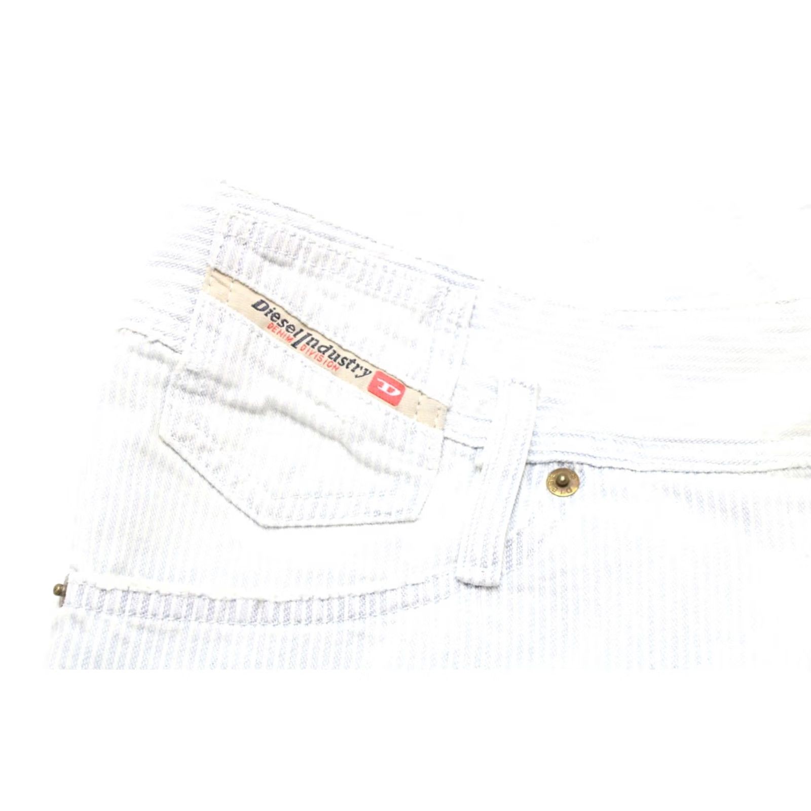 Diesel DIESEL Matic Slim-Skinny Jeans Women's W29/L32 Pinstripe Zip Fly Faded Size 29" - 5 Thumbnail