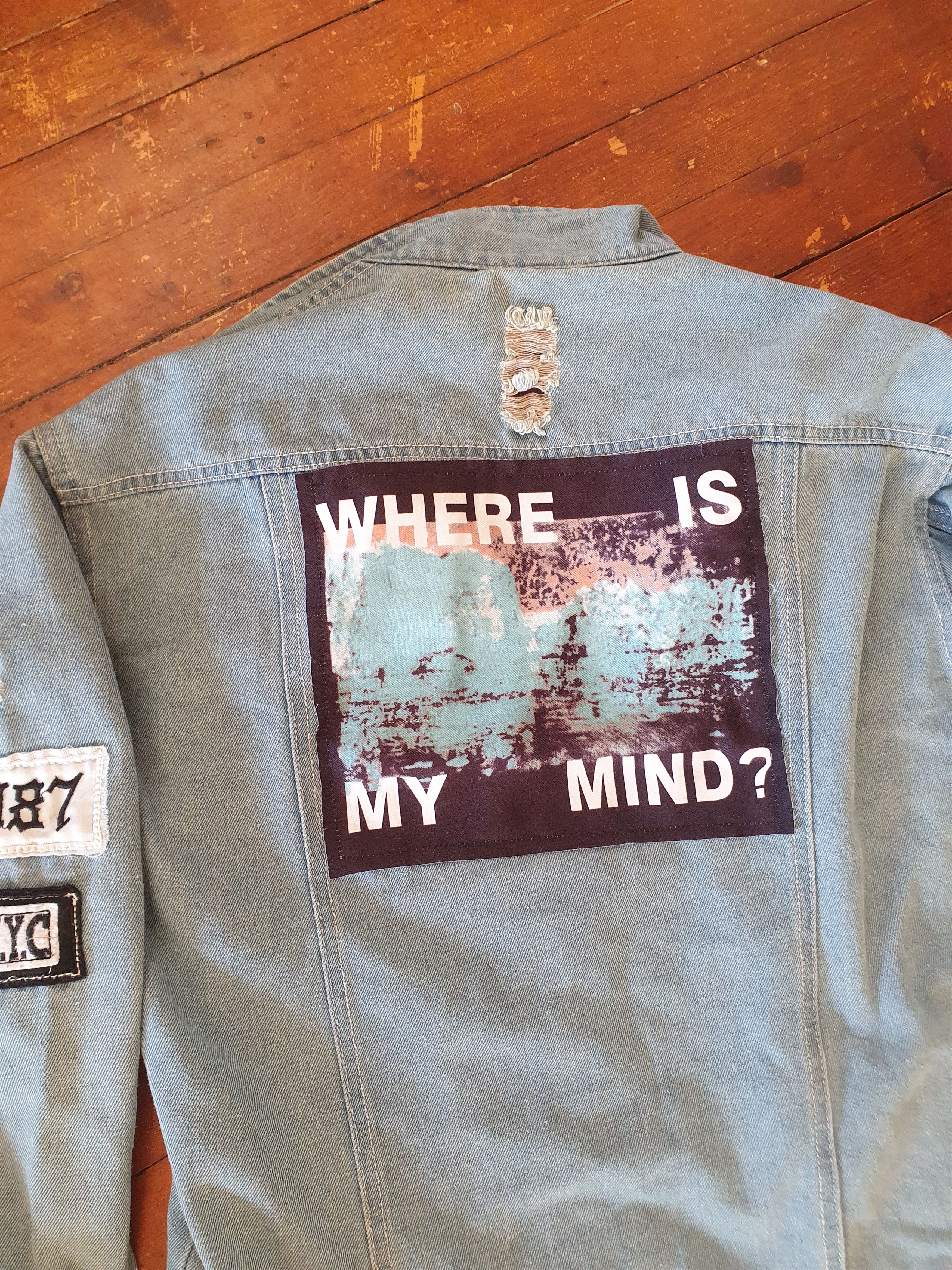Other Aieryiyi Where Is My Mind Distressed Denim Jacket BTS JIN L Size L / US 10 / IT 46 - 12 Thumbnail