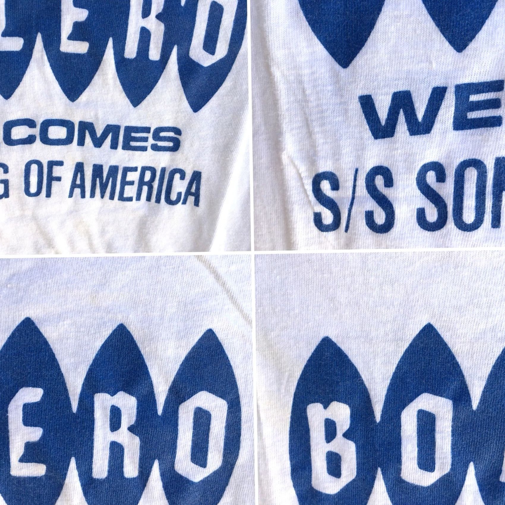 Hanes VINTAGE Hanes Bolero Welcomes S/S Song of America Graphic Tee Shirt Mens L White 1980s St. Thomas VI Gift Shop Size US L / EU 52-54 / 3 - 7 Thumbnail