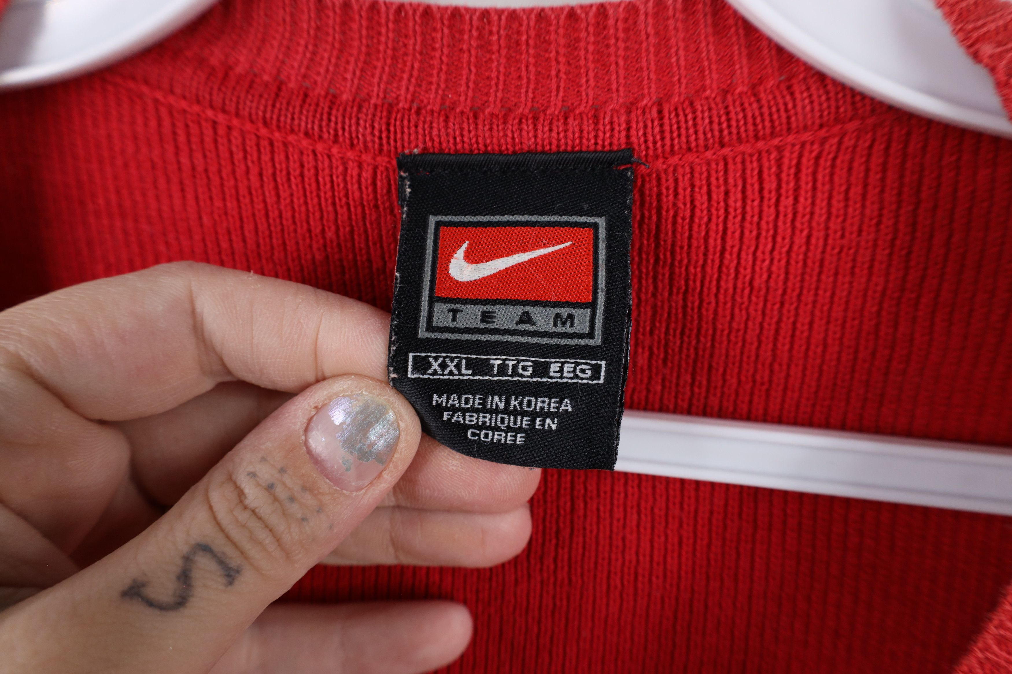 Nike × Vintage Vintage Nike Mini Swoosh Ohio State University Sweater Vest Size US XXL / EU 58 / 5 - 6 Thumbnail