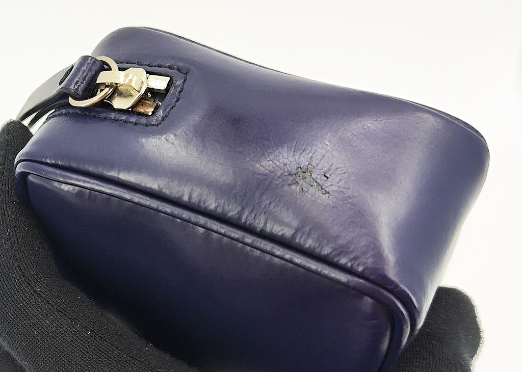 Jil Sander JIL SANDER navy small minimalist purple clutch Size ONE SIZE - 8 Thumbnail