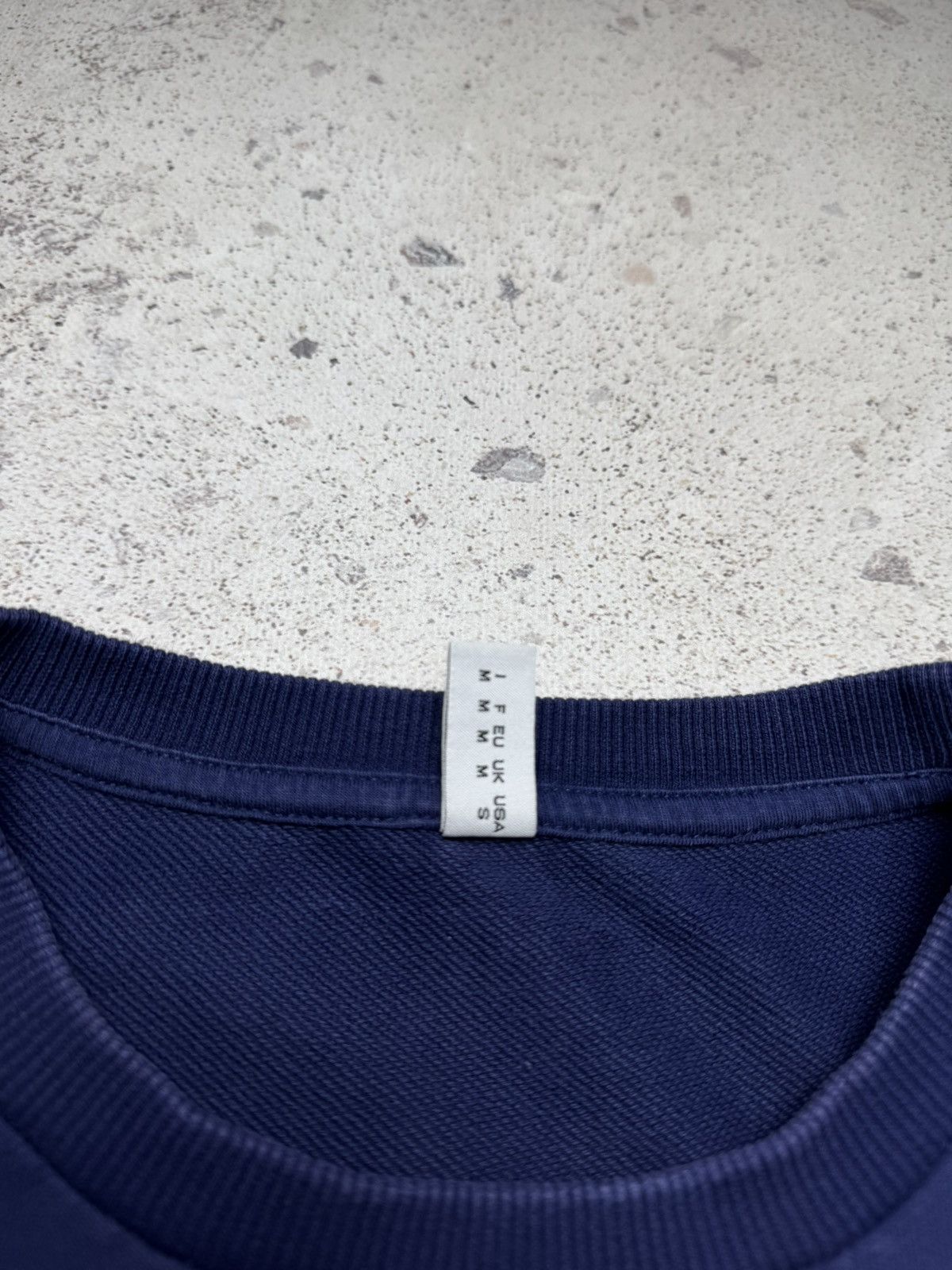 Moschino × Vintage Moschino Men's Logo-tape Crew Sweatshirt Blue M Size US M / EU 48-50 / 2 - 13 Thumbnail