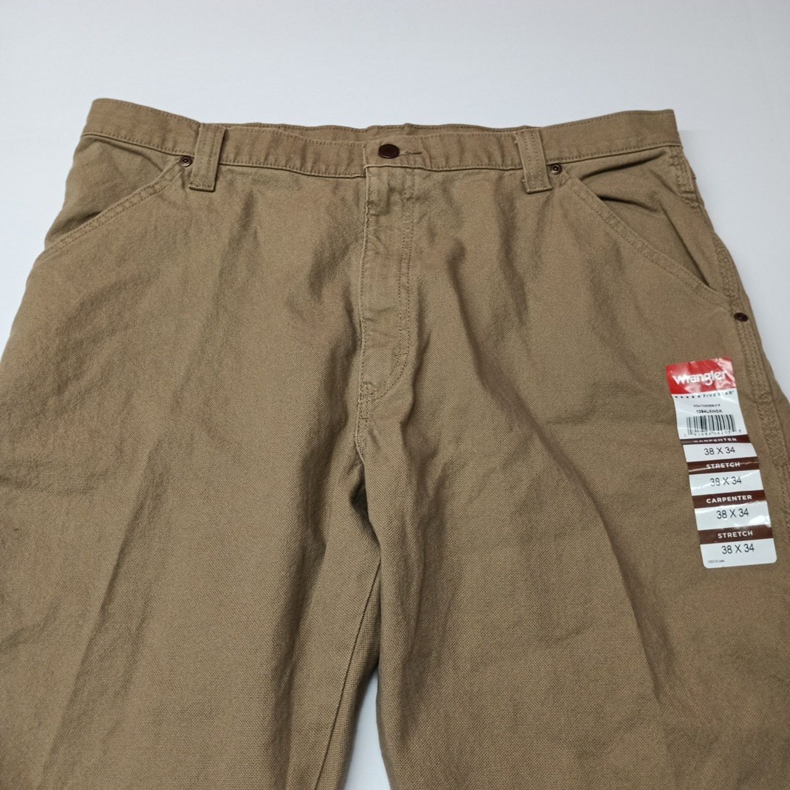 Wrangler Wrangler Carpenter Pants Men's 38x34 Dark Khaki Relaxed Fit Size US 38 / EU 54 - 4 Thumbnail