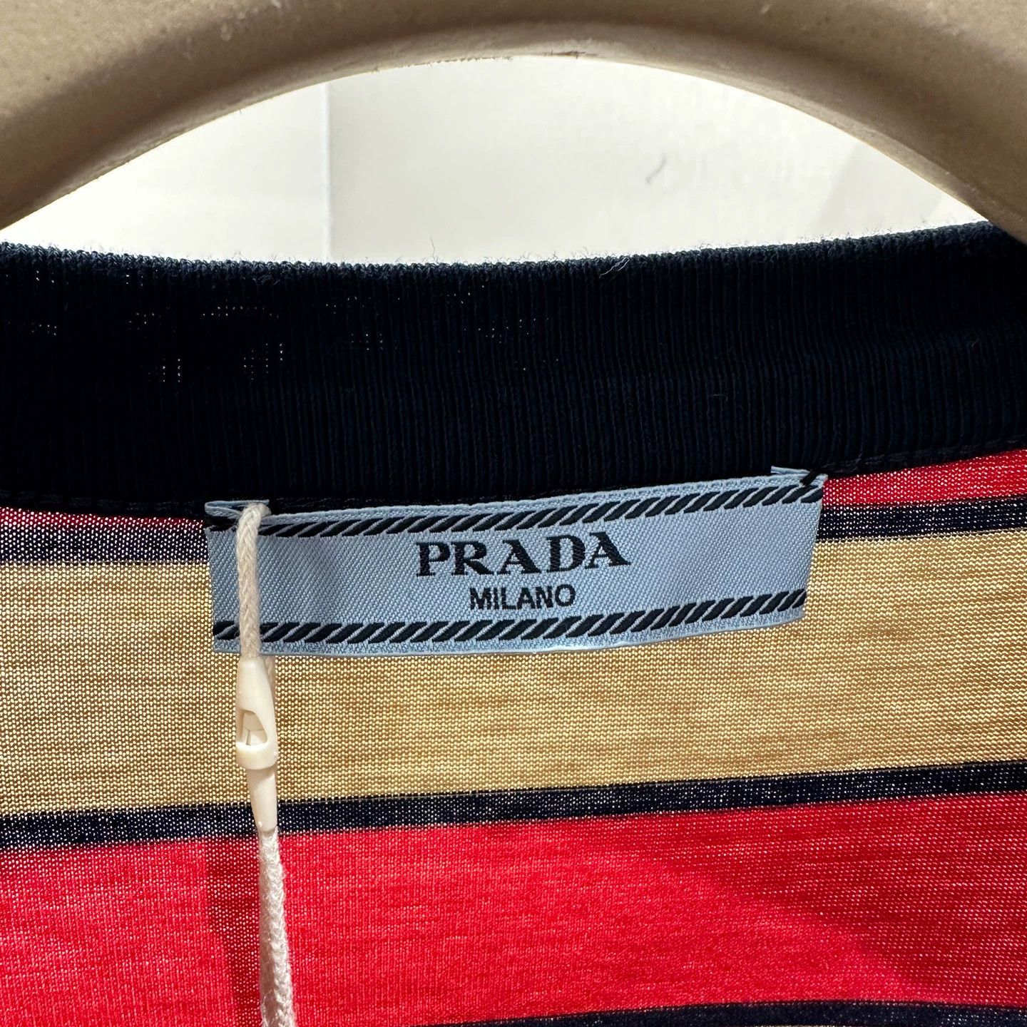Prada Prada may540 Logo Pocket Striped Long Sleeve 38 Cotton Size XS / US 0-2 / IT 36-38 - 3 Thumbnail