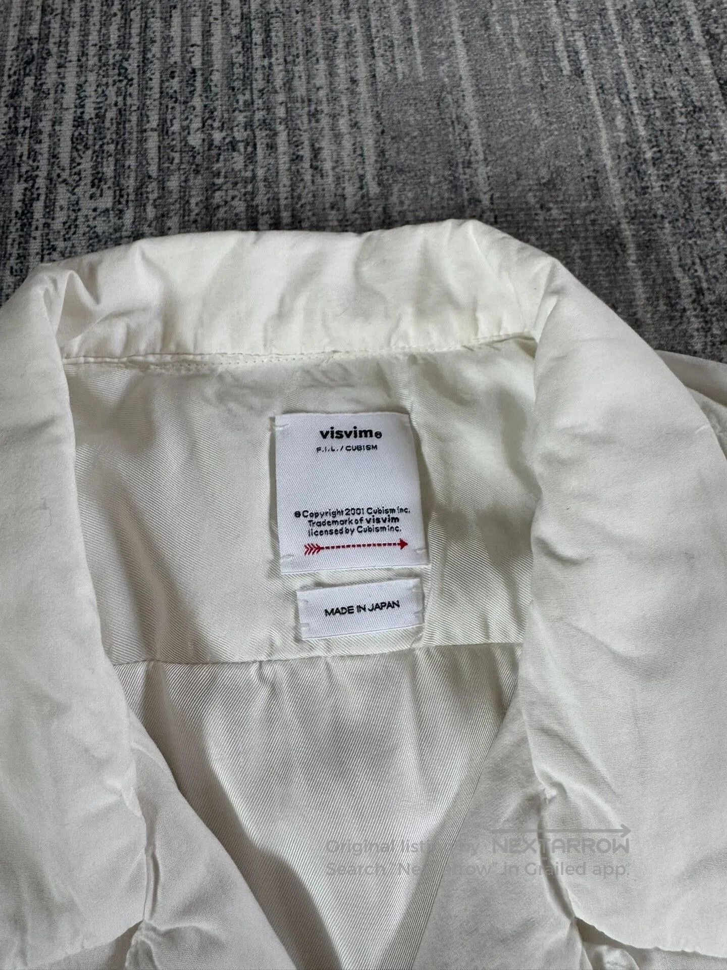 Visvim VISVIM Wallis Down Shirt in White. Size US XL / EU 56 / 4 - 4 Thumbnail