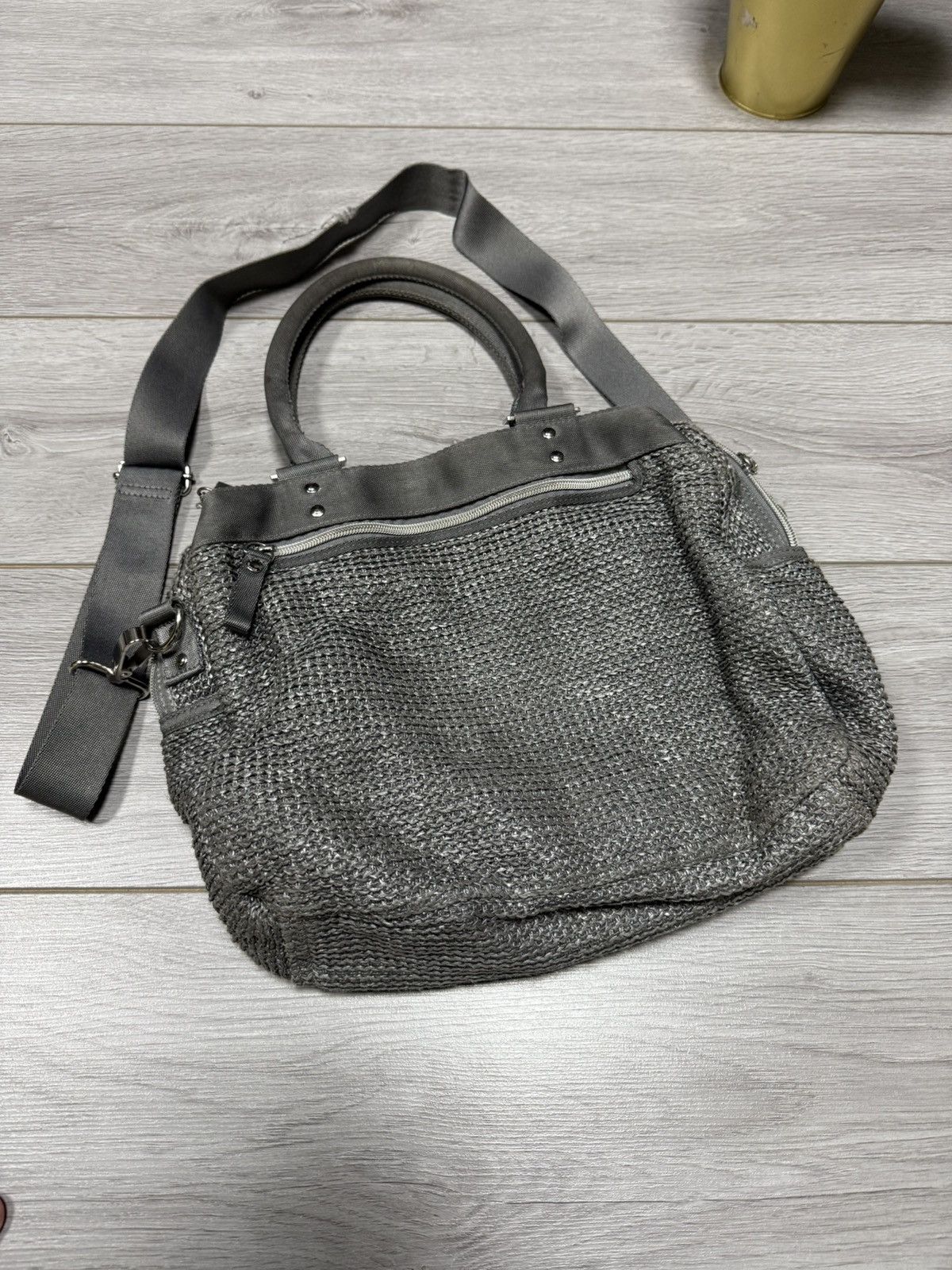 Vintage GGL George Gina woven savory skies crossbody carabiner bag Size ONE SIZE - 7 Thumbnail