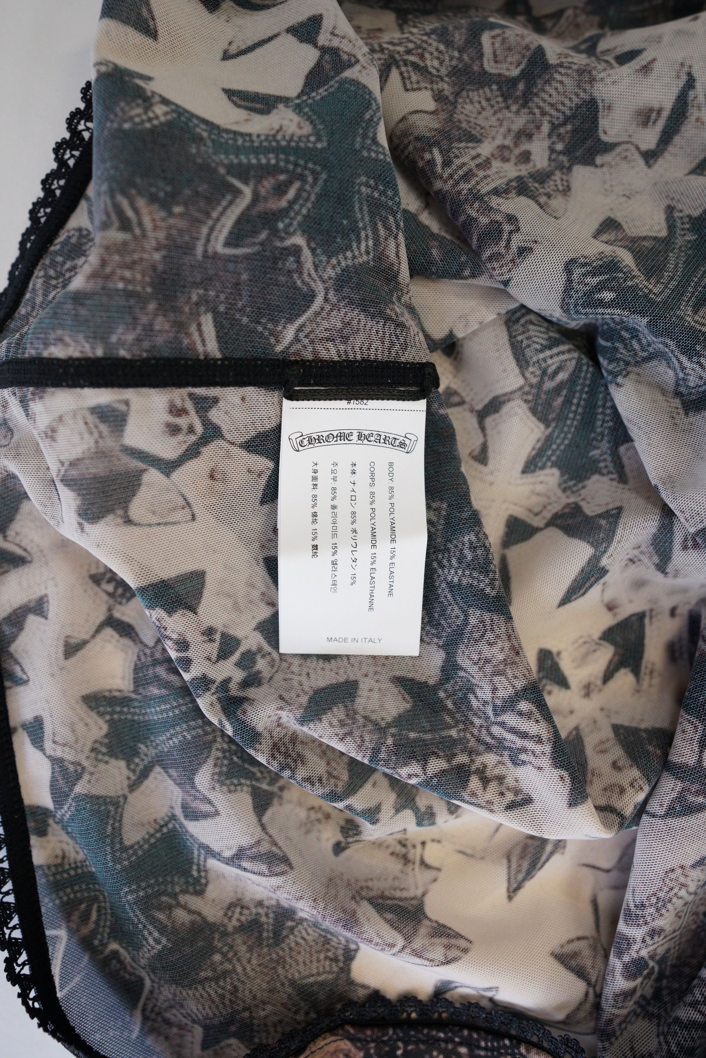 Chrome Hearts Chrome Hearts Waterfall Cross Print Sheer Mesh Dress Size M / US 6-8 / IT 42-44 - 14 Thumbnail
