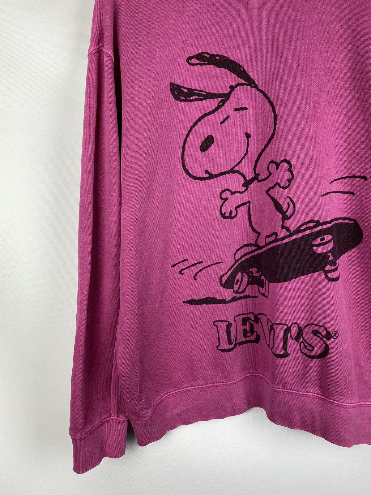 Levi s Peanuts Levis Peanuts Snoopy unisex big logo sweatshirt pullover Grailed