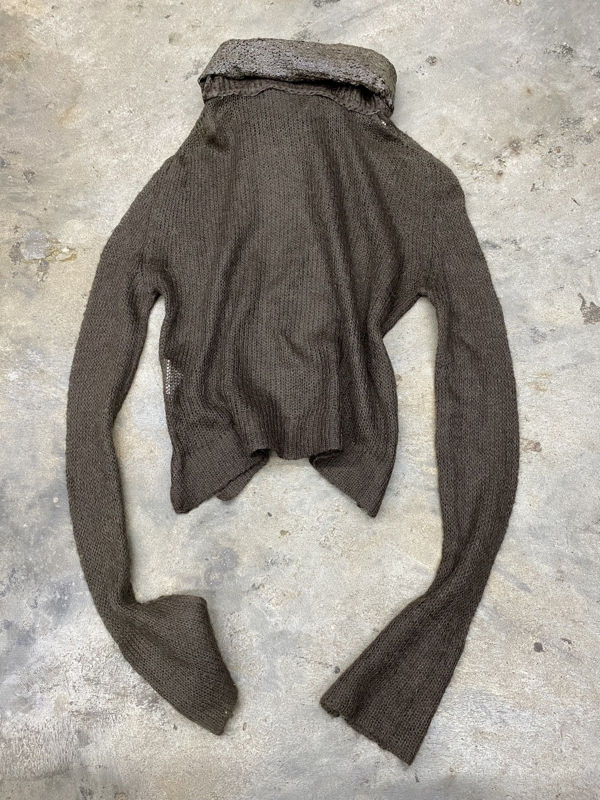 If Six Was Nine × Japanese Brand numbernine style open knit GFFERRE grunge gothic style Size S / US 4 / IT 40 - 14 Thumbnail