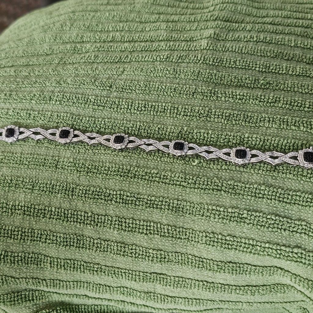 Other (New) Elegant Black & White Diamond Braclet Size ONE SIZE - 2 Thumbnail
