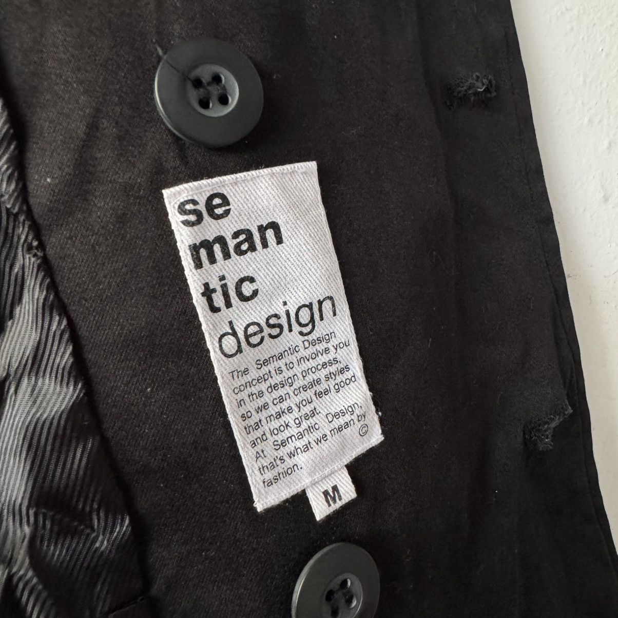 If Six Was Nine Semantic Design - Double breasted Jacket Size US M / EU 48-50 / 2 - 11 Thumbnail