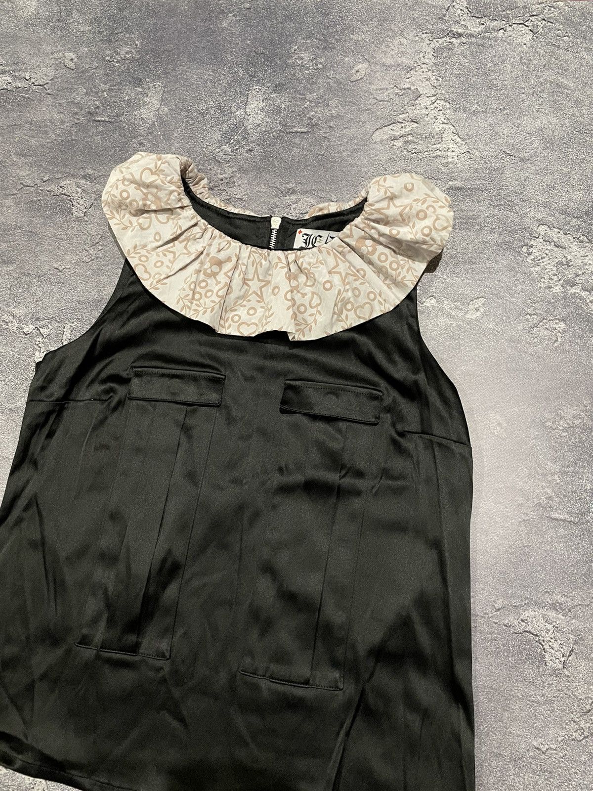 Designer × Jean Charles De Castelbajac Jean Charles De Castelbajas JC DC Black Blouses With Collar Size S / US 4 / IT 40 - 2 Thumbnail