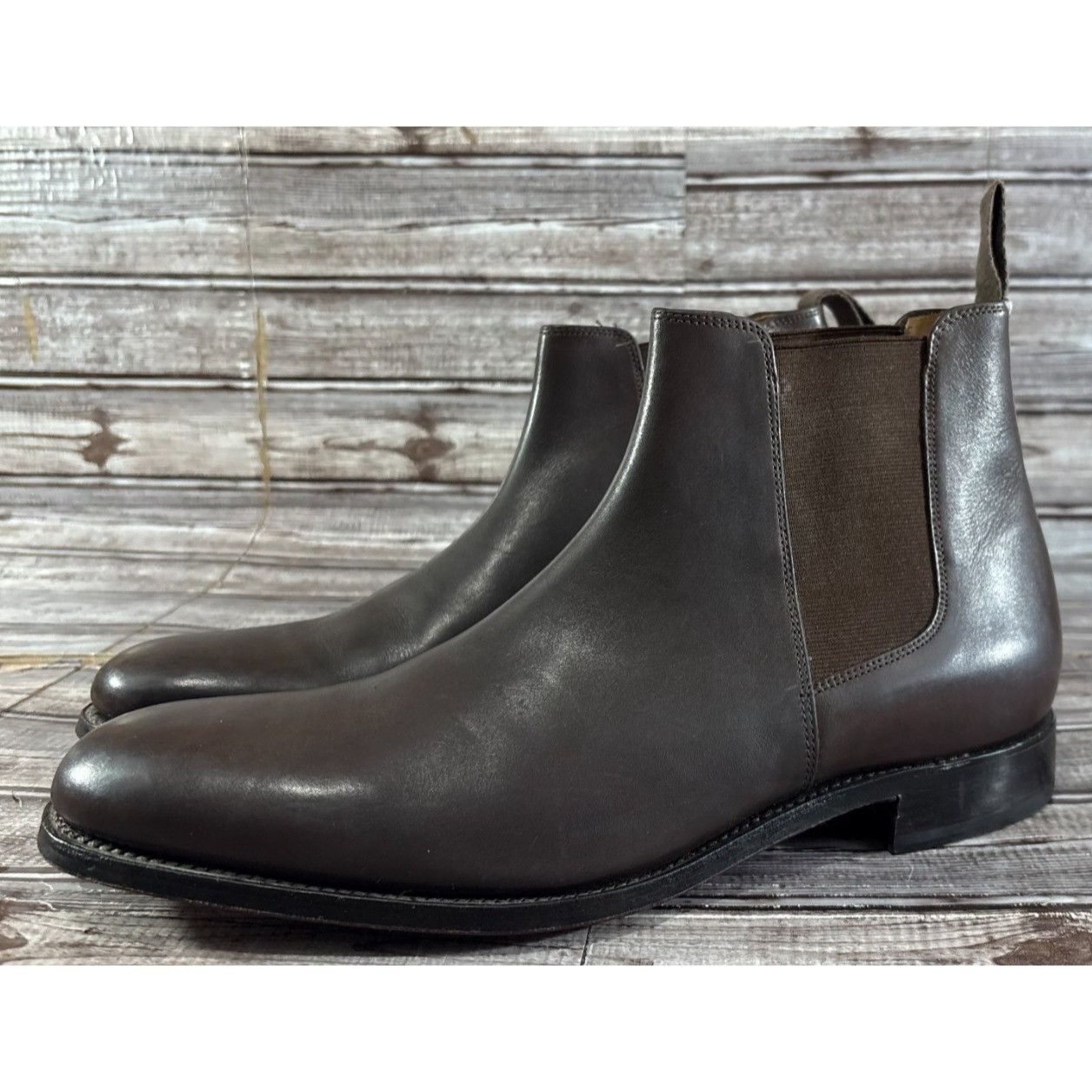 Grenson Grenson Declan leather Chelsea Boots Sz 10 F US 11 color dar Size US 11 / EU 44 - 1 Thumbnail
