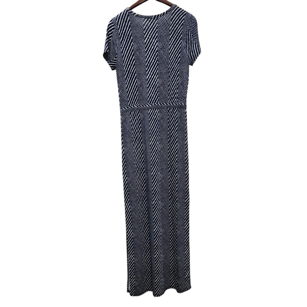 Michael Kors Michael Kors Women's Short Sleeves Blue Stripes Side Slit Size XS / US 0-2 / IT 36-38 - 4 Thumbnail