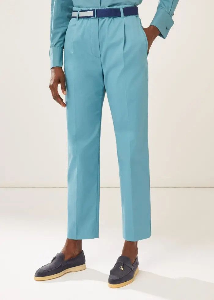 Loro Piana o1srvl11e0424 Trouser in Blue Size 36" / US 14 / IT 50 - 2 Thumbnail