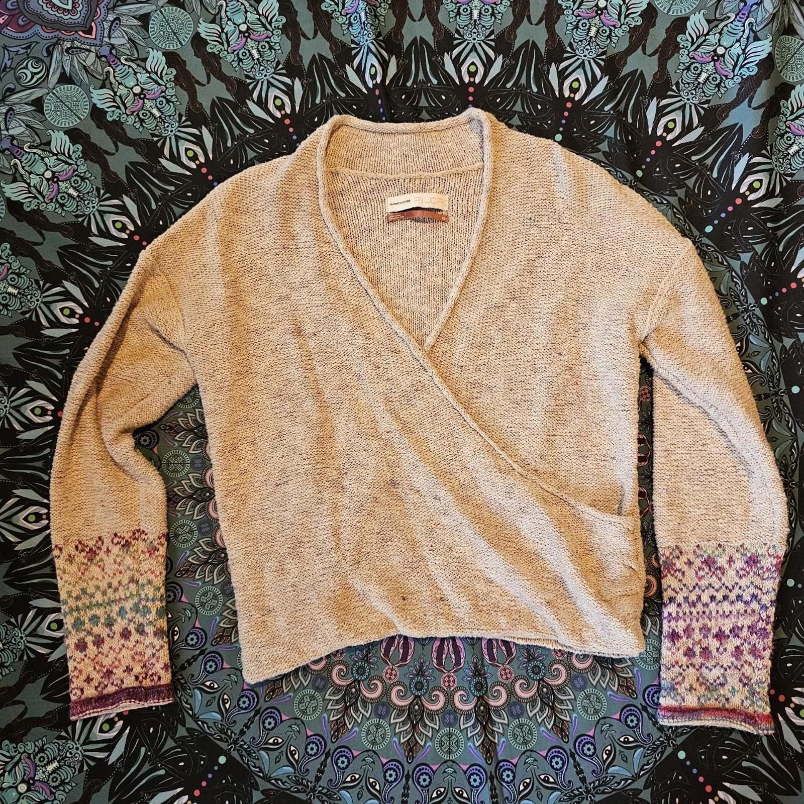 Designer Anthropologie Women's Cream Sweater Size XS / US 0-2 / IT 36-38 - 1 Thumbnail