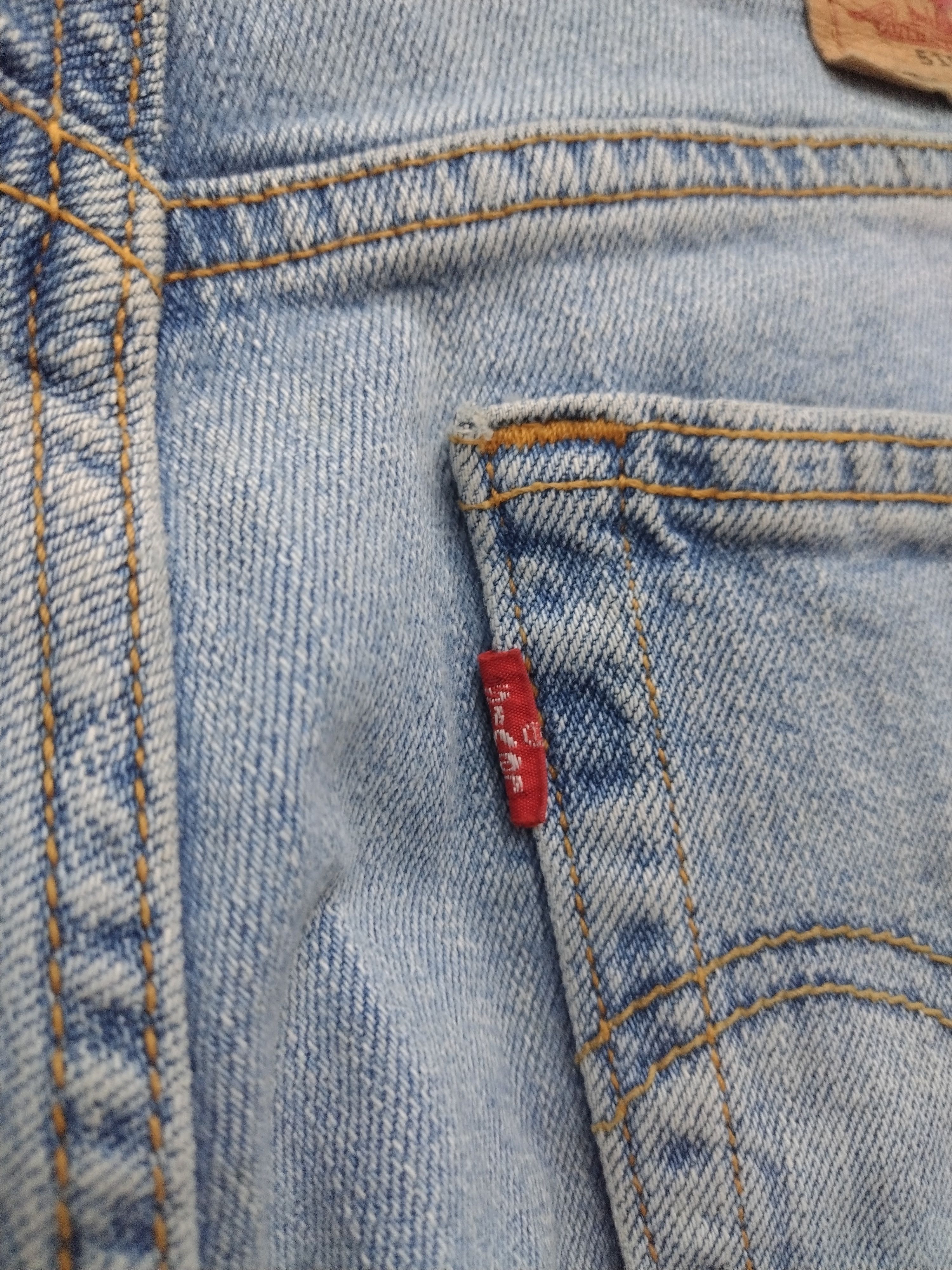 Levi's × Vintage NICE VTG LEVI'S 519 Zipper Low Stretch BOOT CUT Flare DESIGN Size 29" - 11 Thumbnail