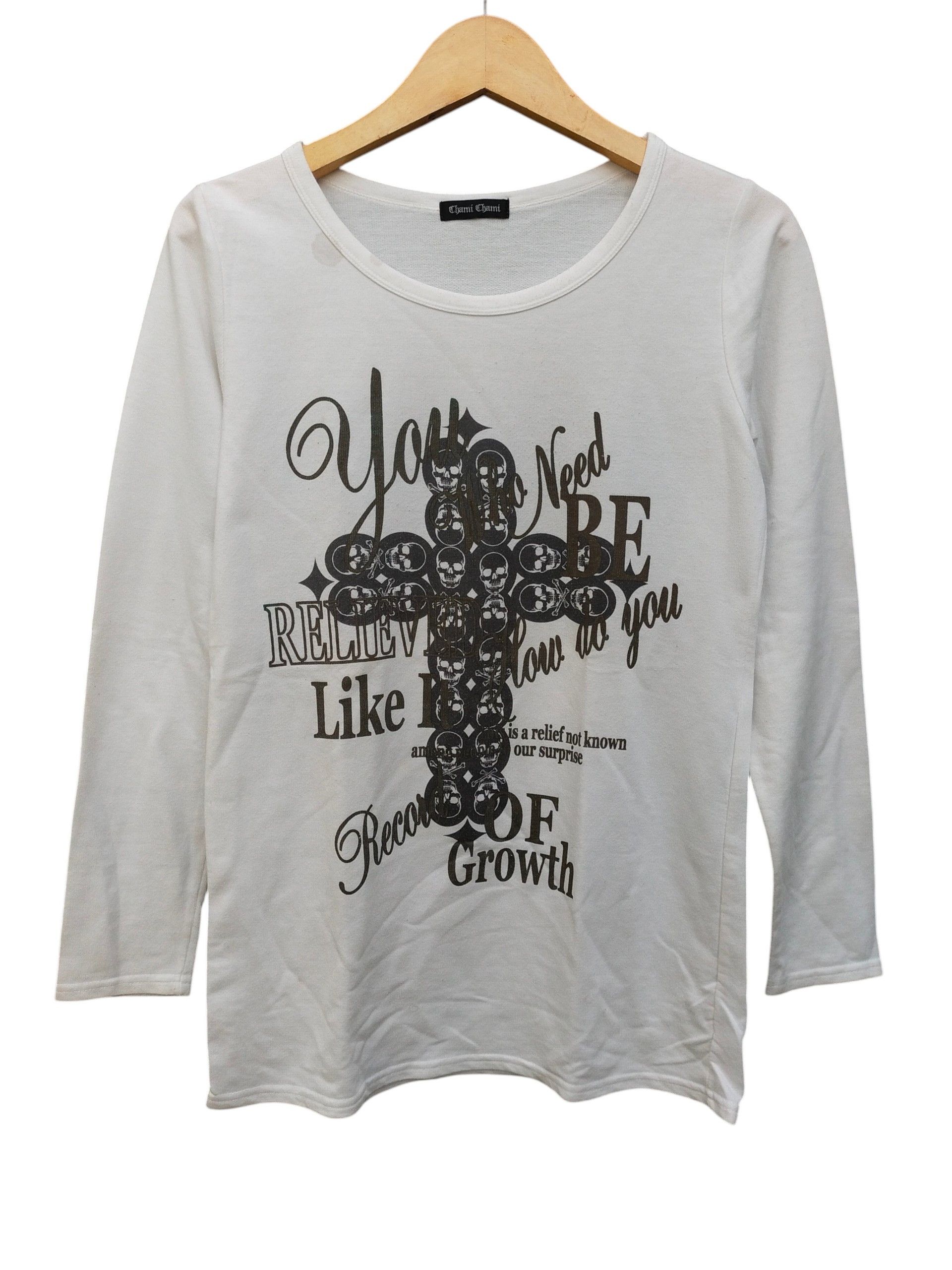 If Six Was Nine Japanese Brand Gothic Cross Print Long Sleeve Size US XS / EU 42 / 0 - 1 Thumbnail