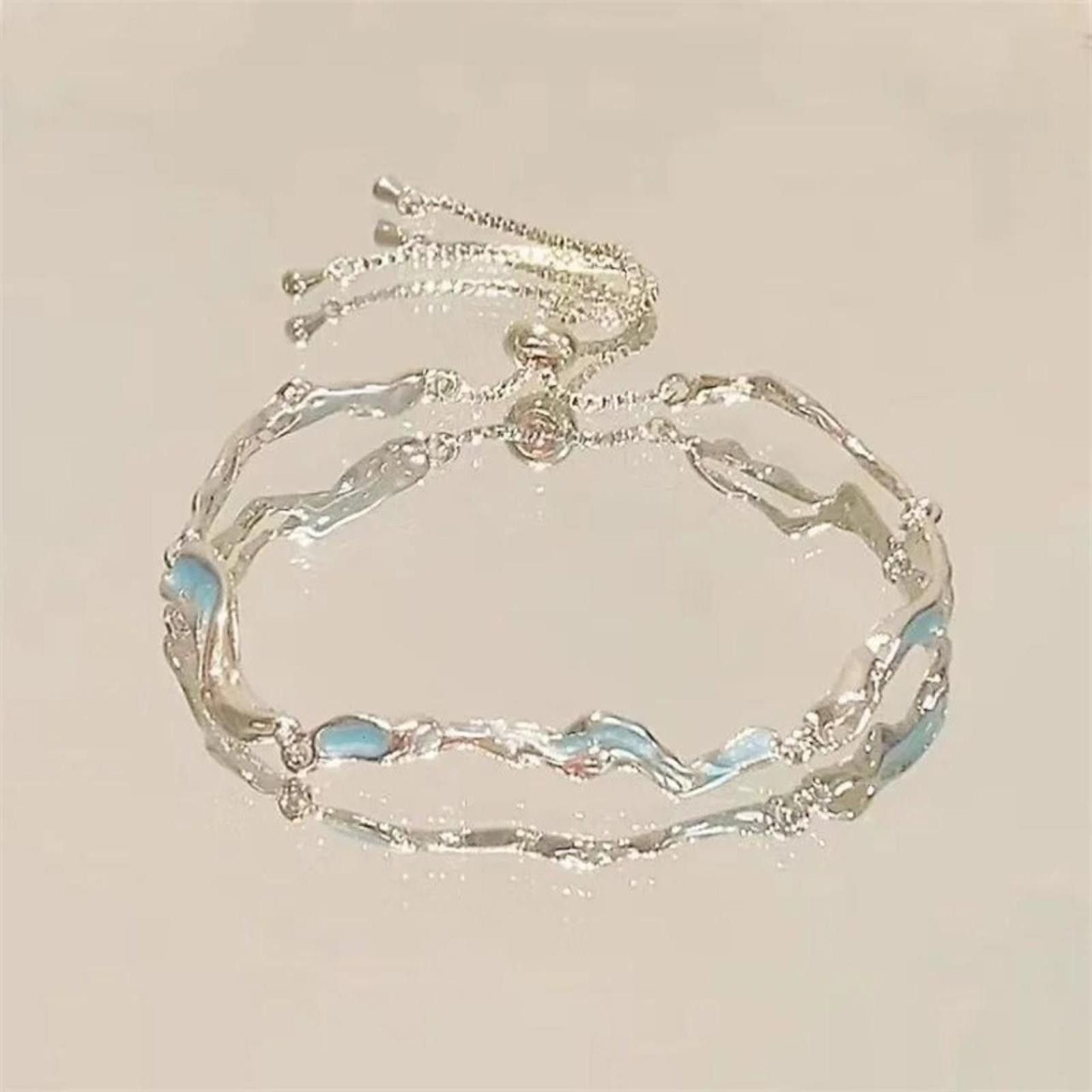Designer Betsey Johnson Women's Silver and Blue Jewellery Size ONE SIZE - 2 Thumbnail