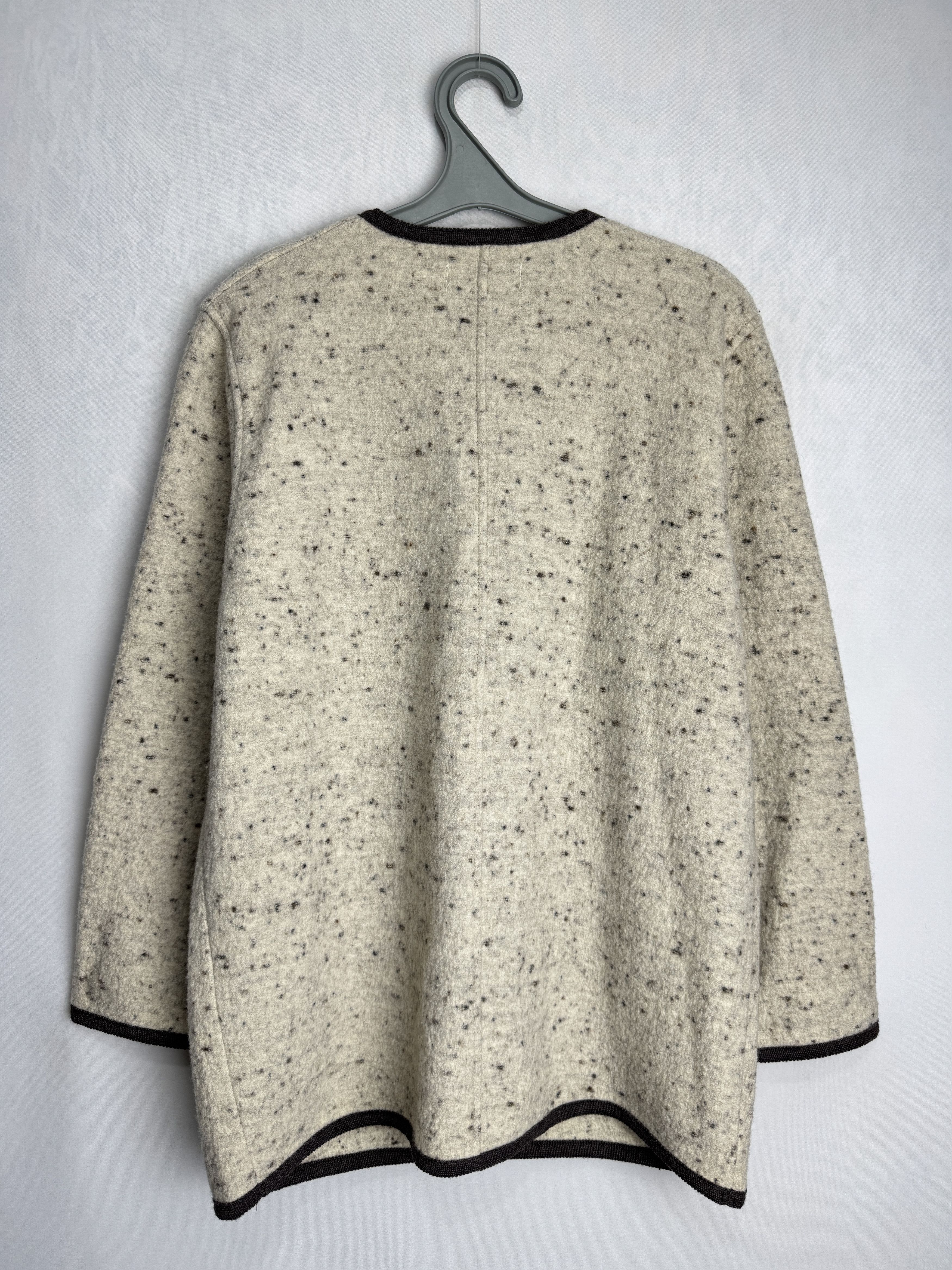 Other × Vintage EDELWEIß men’s boiled wool cardigan, made in Italy Size US M / EU 48-50 / 2 - 3 Thumbnail
