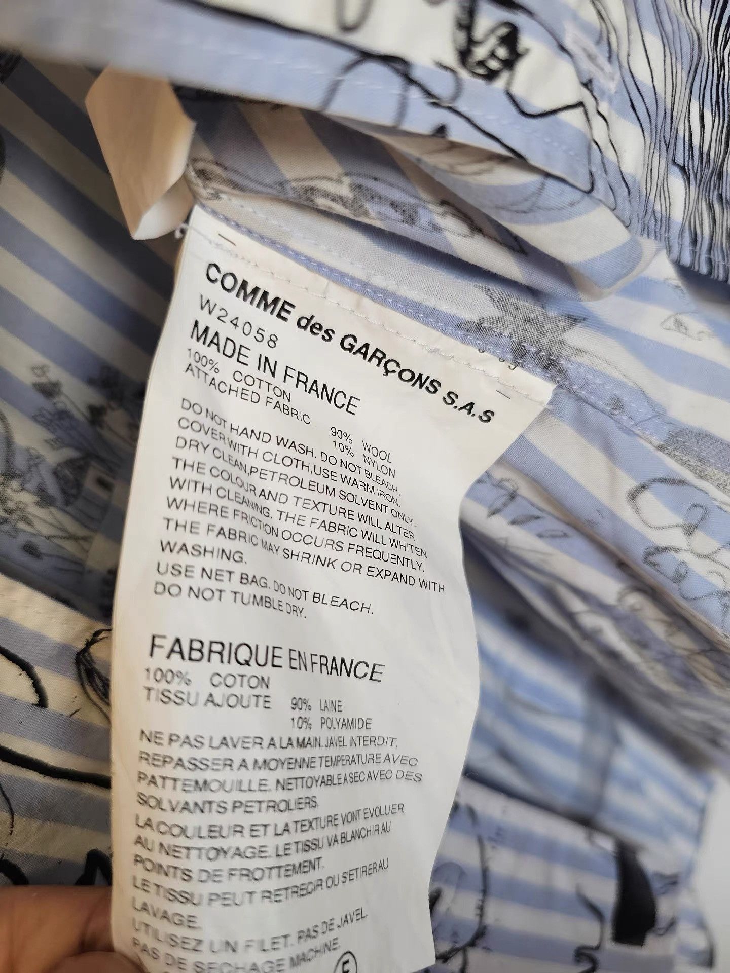 Comme des Garcons Comme des Garçons Printed Shirt K30 Size US S / EU 44-46 / 1 - 5 Thumbnail