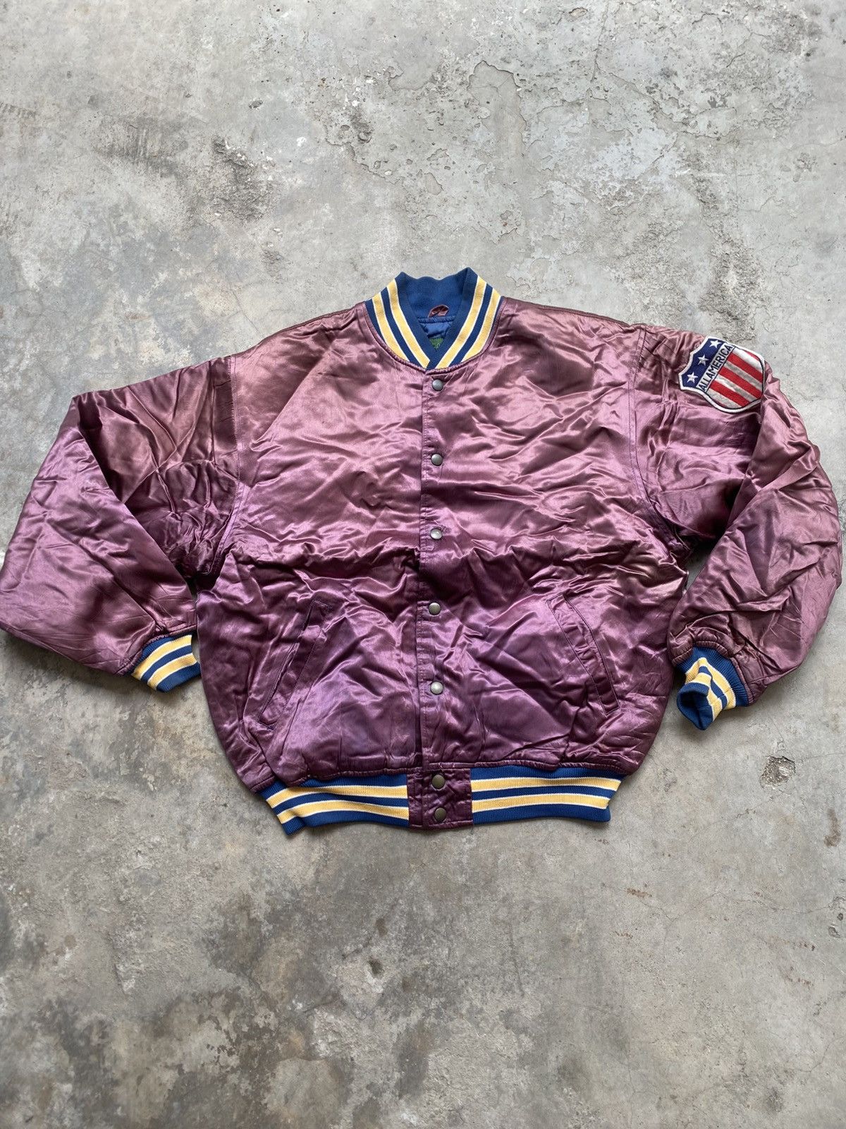 Vintage Vintage All America Sport Club Bomber Size US L / EU 52-54 / 3 - 2 Thumbnail