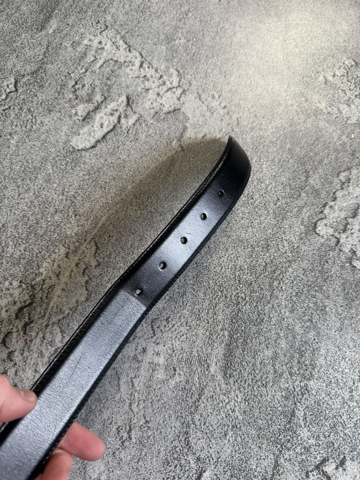 Boggi Boggi black genuine leather belt casual old money Size ONE SIZE - 13 Thumbnail
