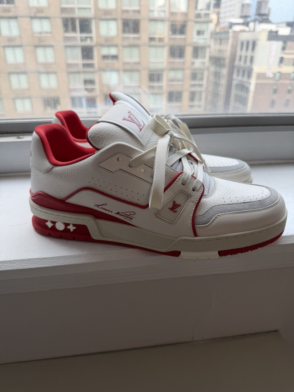 Louis Vuitton #54 Signature Trainer Sneaker, size LV 8 (US9.5) Size US 9.5 / EU 42-43 - 1 Thumbnail