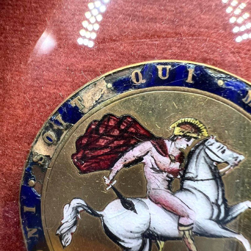 Vintage 1818 George III Antique Coin Brooch St. George Size ONE SIZE - 8 Thumbnail