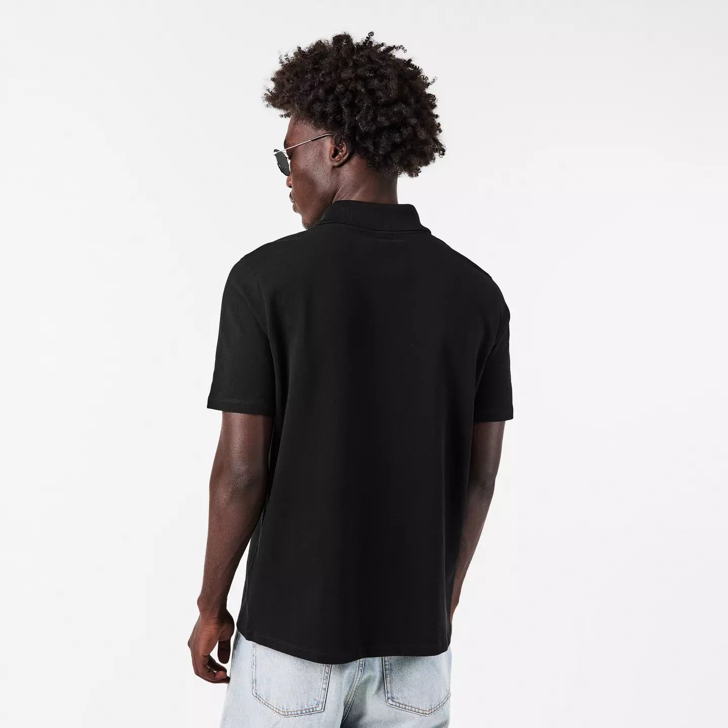 Balmain o1g2r1mq0426 Signature Short Sleeve Polo Shirt in Black Size US L / EU 52-54 / 3 - 4 Thumbnail