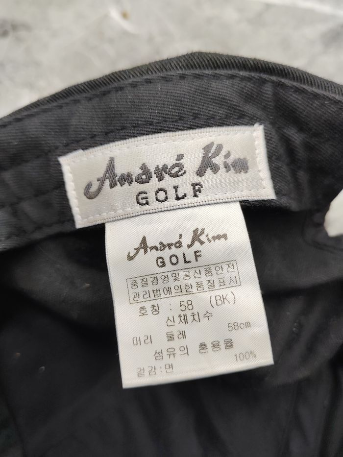Japanese Brand Vintage Andre Kim Golf Cap Hat Size ONE SIZE - 6 Thumbnail