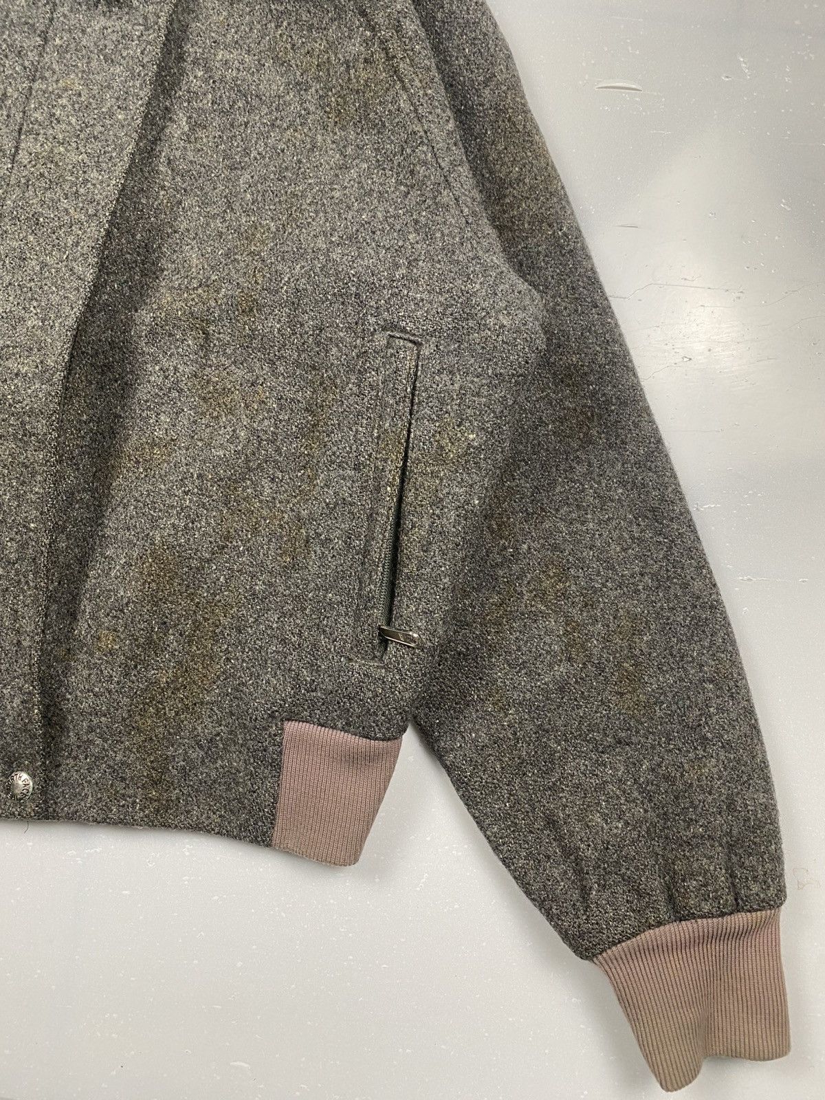 The North Face Vintage 90s The Northface Wool Zipper Crop Jacket Size M / US 6-8 / IT 42-44 - 2 Thumbnail