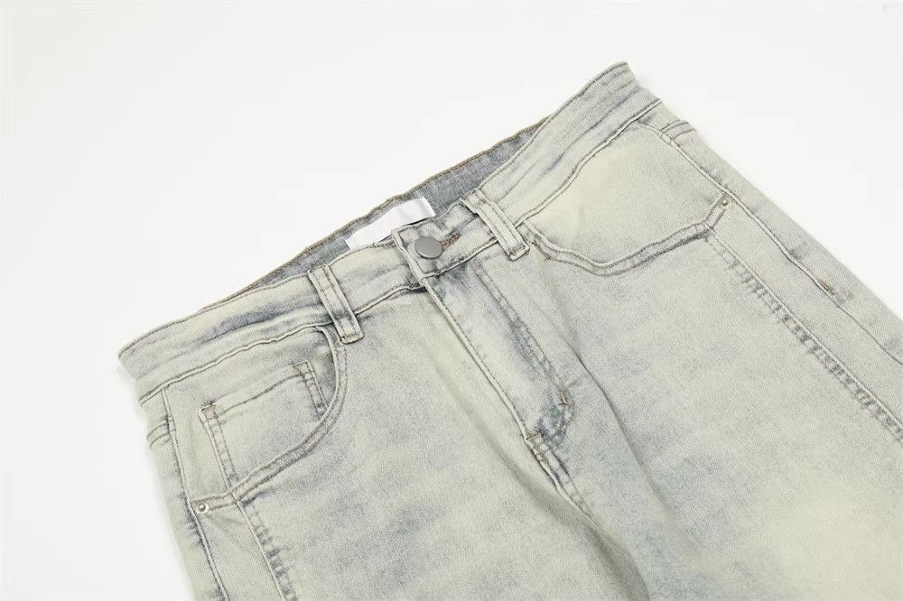 Japanese Brand × Jean Vintage stitching casual washed distressed jeans Size US 32 / EU 48 - 3 Thumbnail
