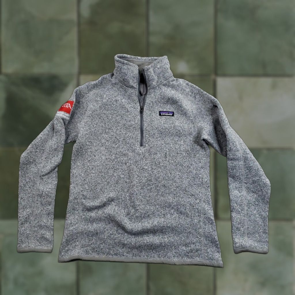 Patagonia Patagonia Sweater Womens Medium Gray Better Sweater 1/4 Zip HBA Patch 25618 Size M / US 6-8 / IT 42-44 - 1 Thumbnail