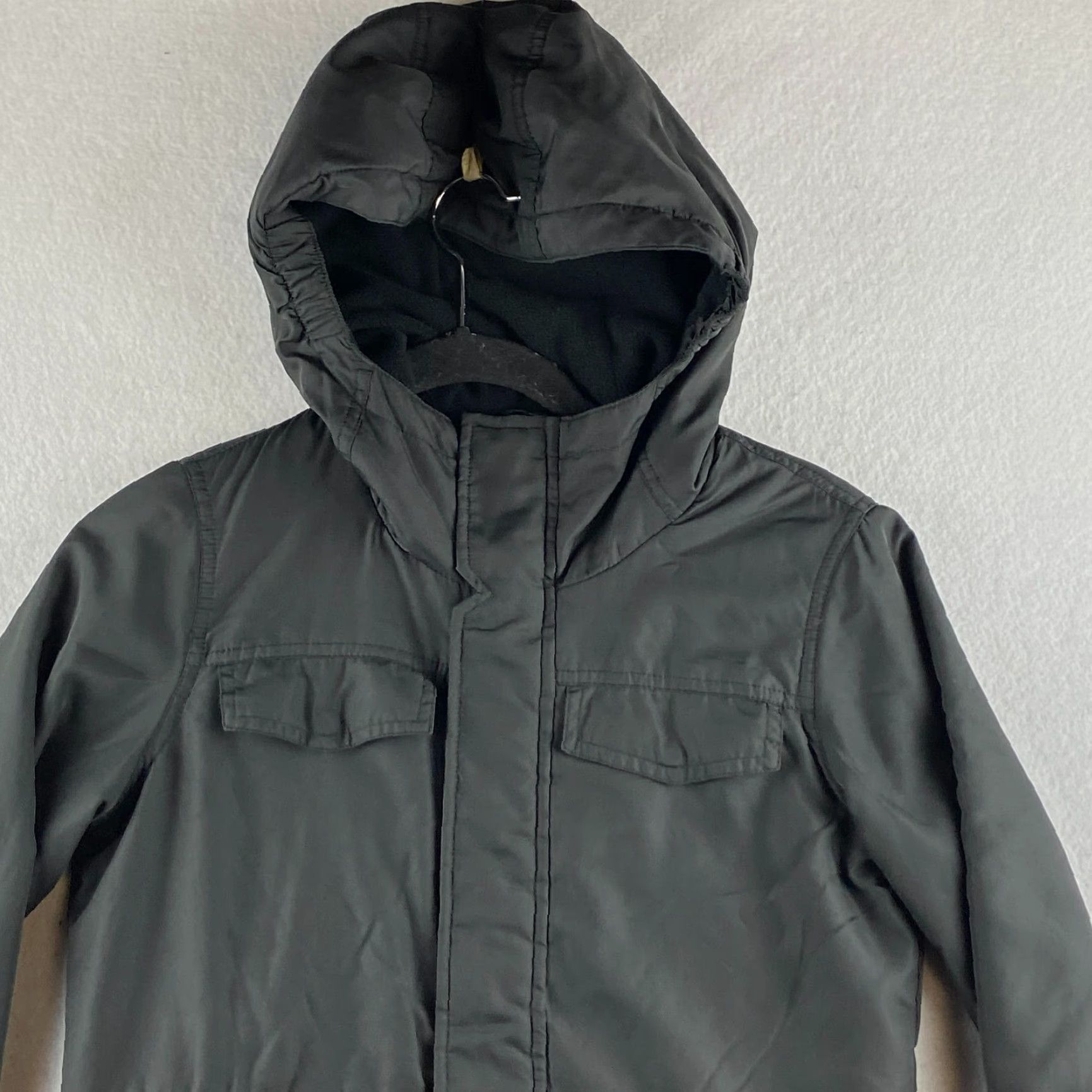 Billabong Billabong Jacket Mens Small S Hooded Full Zip Fleece Lined Button Pockets Black Size US S / EU 44-46 / 1 - 2 Thumbnail