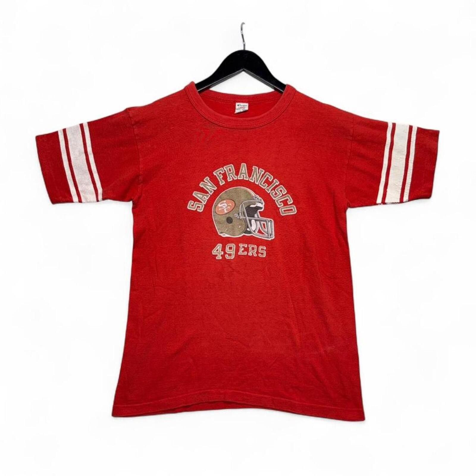 Champion Vintage early 80s Champion San Francisco 49ers red t-shirt L Size US L / EU 52-54 / 3 - 1 Thumbnail