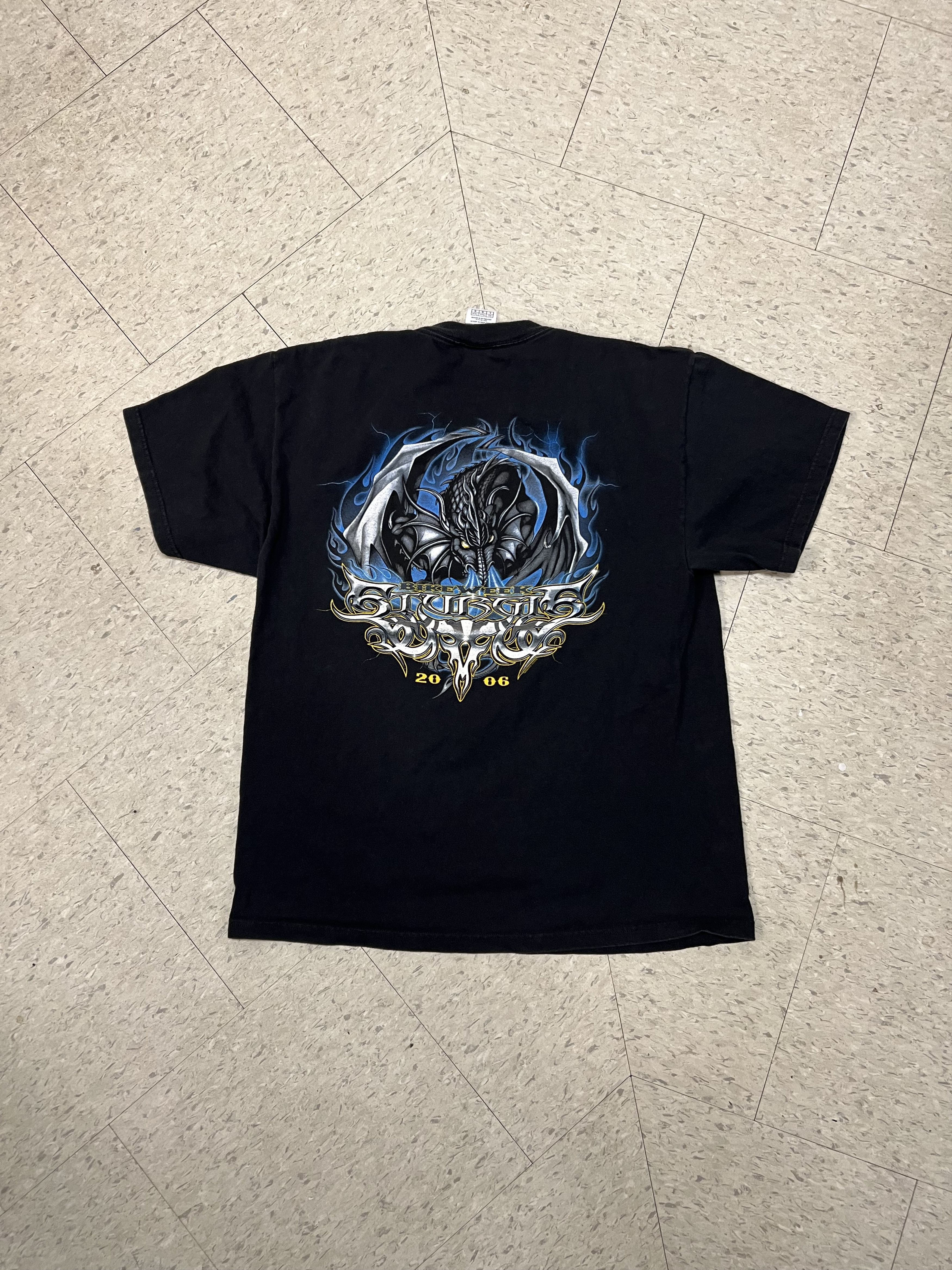 Vintage Sturgis 2006 Bike Week Vintage Dragon T-shirt Size US L / EU 52-54 / 3 - 2 Thumbnail