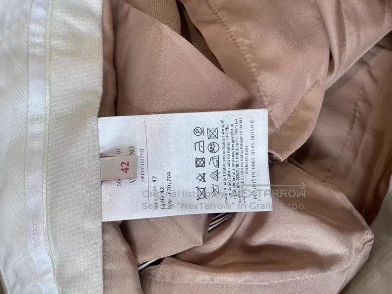 Valentino Valentino khaki slacks Size 41" - 4 Thumbnail